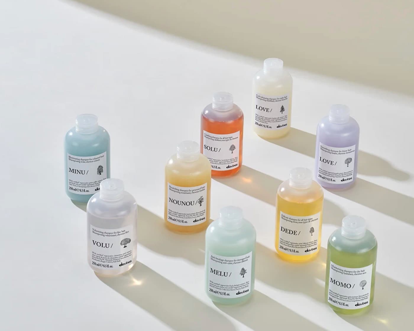 Davines Essentials in soft light